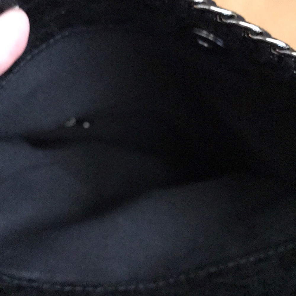 EUC fold-over faux leather chain clutch - Picture 5 of 6